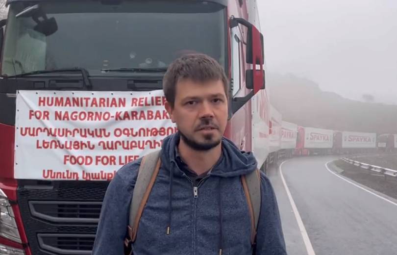 Des membres de l&rsquo;organisme « Solidarité chrétienne internationale » ont visité le corridor Latchine