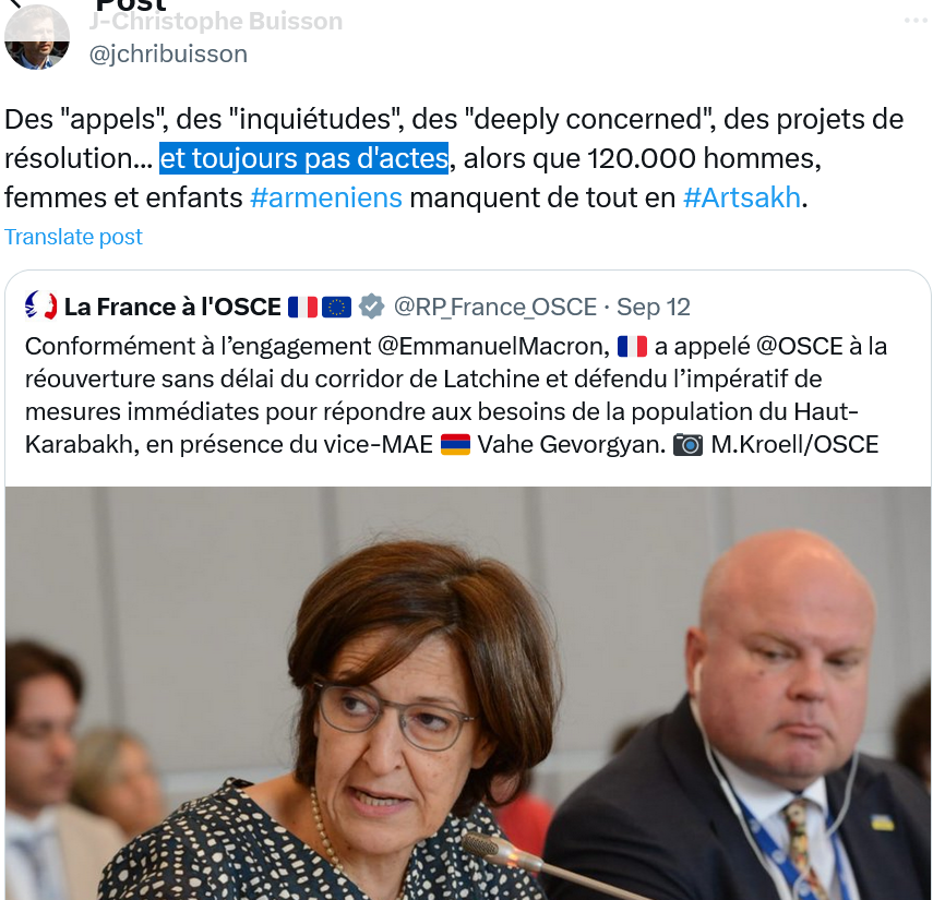 Et toujours pas d&rsquo;actes