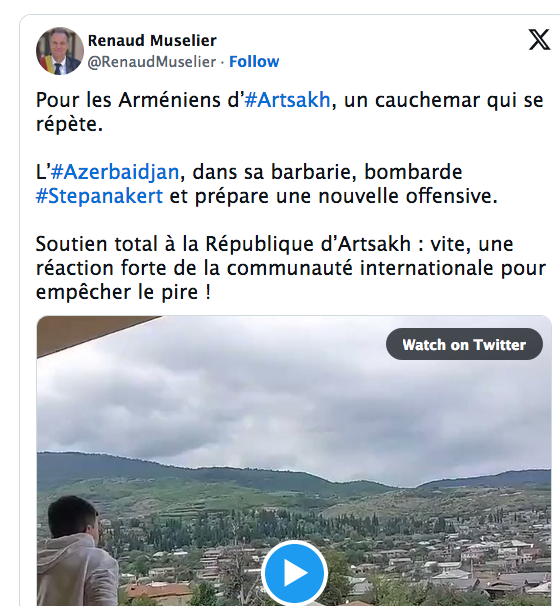 Pour les Arméniens d’#Artsakh, un cauchemar qui se répète.