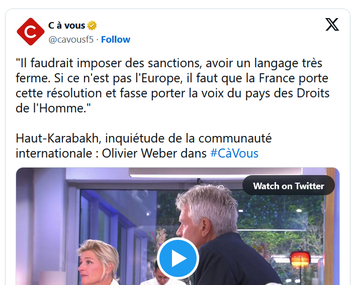 Il faudrait imposer des sanctions, avoir un langage très ferme