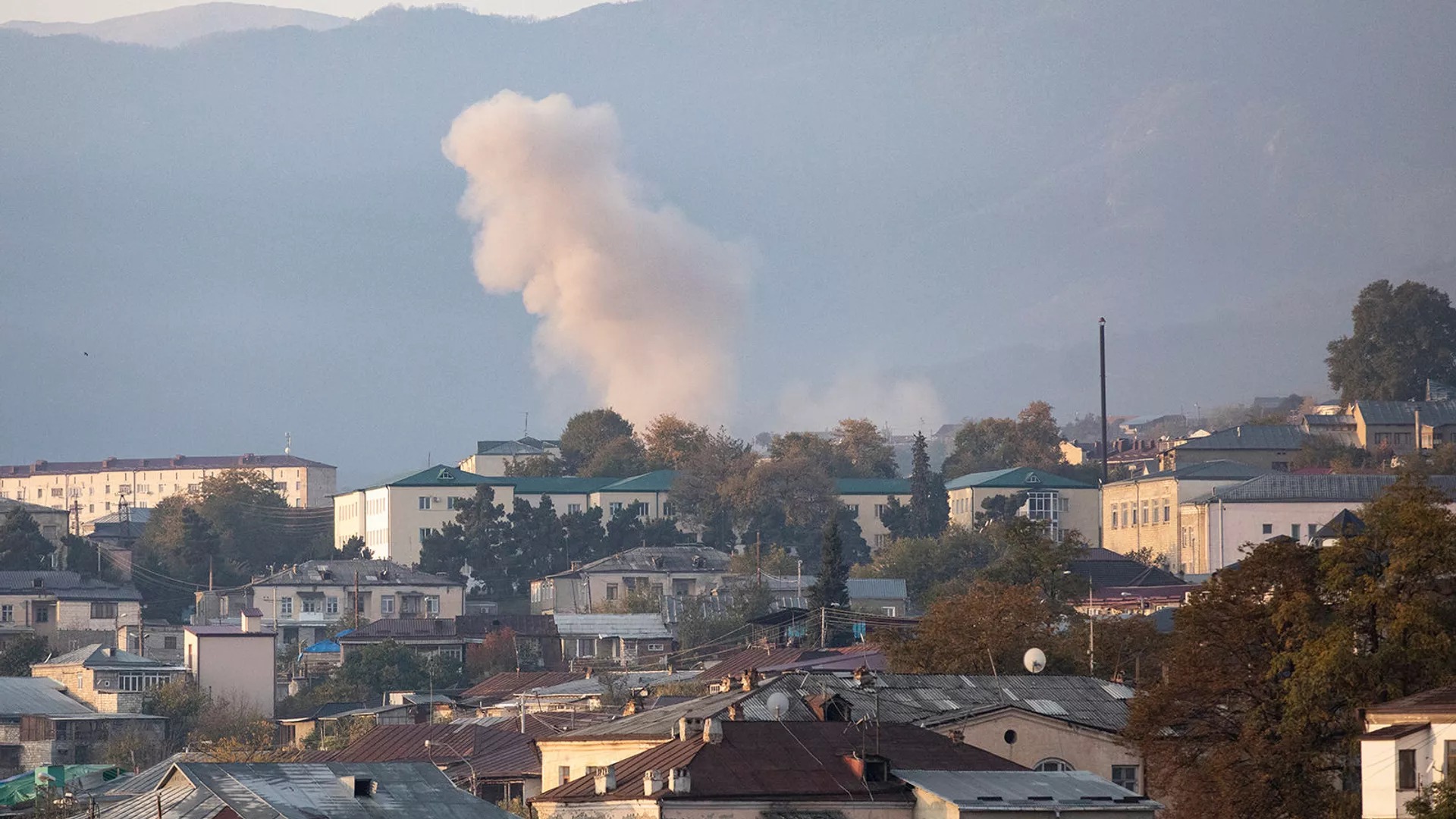 L&rsquo;Azerbaïdjan tire ce matin en direction de Stepanakert