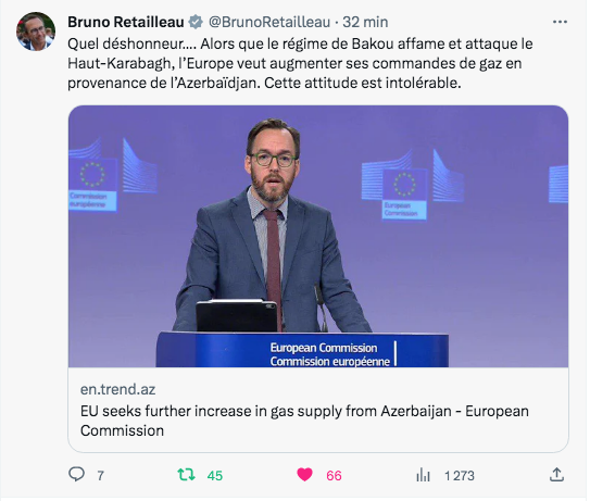 Attitude intolérable de l&rsquo;Europe