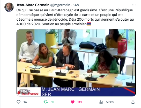 Ce qui se passe au Karabakh est gravissime