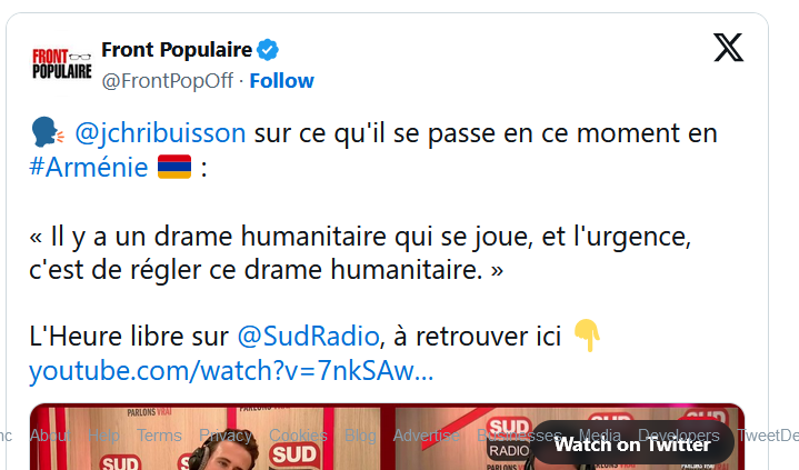 « Il y a un drame humanitaire qui se joue, et l&rsquo;urgence, c&rsquo;est de régler ce drame humanitaire. »
