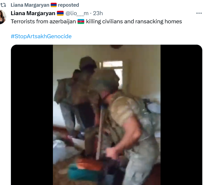 La vidéo des pillages