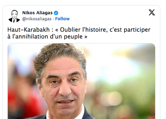 Haut-Karabakh : « Oublier l’histoire, c’est participer à l’annihilation d’un peuple »