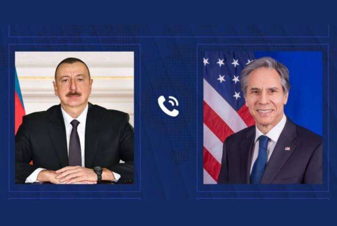 Aliev a assuré à Blinken qu&rsquo;il ne mènerait pas d&rsquo;autres opérations militaires au Haut-Karabakh et qu&rsquo;il accepterait l’envoi d’une mission d&rsquo;observation