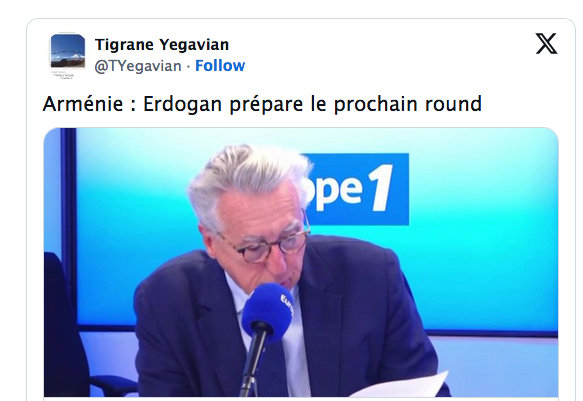 Arménie : Erdogan prépare le prochain round