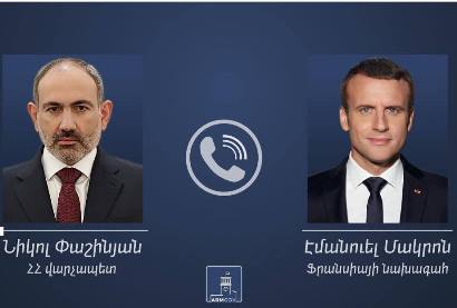 Nikol Pachinian a discuté avec Emmanuel Macron de la situation des personnes déplacées de force du Haut-Karabagh