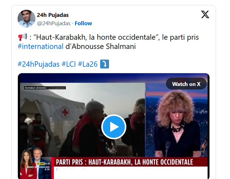 “Haut-Karabakh, la honte occidentale”, le parti pris #international d’Abnousse Shalmani