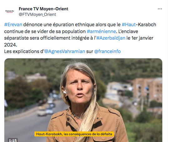 #Erevan dénonce une épuration ethnique alors que le #Haut-Karabch continue de se vider de sa population #arménienne.