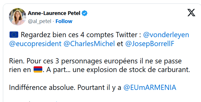 Regardez bien ces 4 comptes Twitter : @vonderleyen  @eucopresident  @CharlesMichel  et @JosepBorrellF
