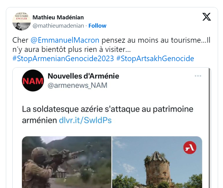 Cher  @EmmanuelMacron  pensez au moins au tourisme…Il n’y aura bientôt plus rien à visiter…