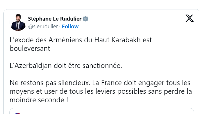 L’exode des Arméniens du Haut Karabakh est bouleversant