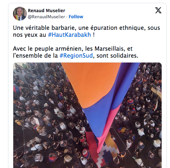 Une véritable barbarie, une épuration ethnique, sous nos yeux au #HautKarabakh !