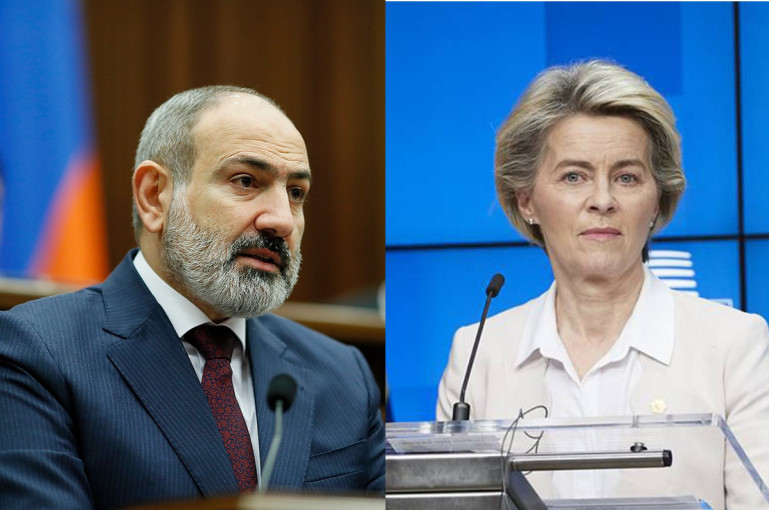 Nikol Pachinian et Ursula Von der Leyen ont discuté des questions liées à la situation provoquée par la déportation des Arméniens du Haut-Karabagh