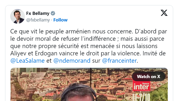 Ce que vit le peuple arménien nous concerne