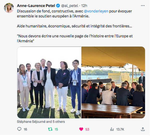 Ecrire une nouvelle page de l&rsquo;histoire entre l&rsquo;Europe et l&rsquo;Arménie