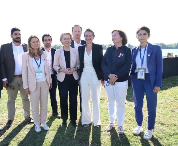 Rencontre avec Ursula von der Leyen au Campus Renaissance à Bordeaux