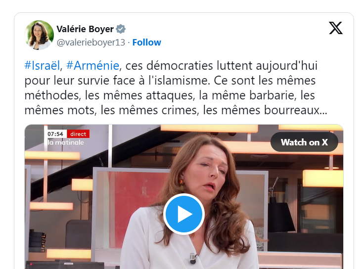 #Israël, #Arménie, ces démocraties luttent aujourd&rsquo;hui pour leur survie face à l&rsquo;islamisme.