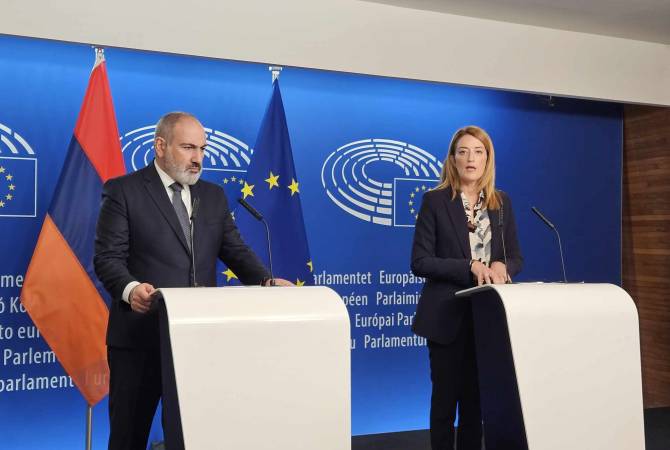 Roberta Metsola : Nous soutenons l&rsquo;indépendance, la souveraineté et l&rsquo;intégrité territoriale de l&rsquo;Arménie