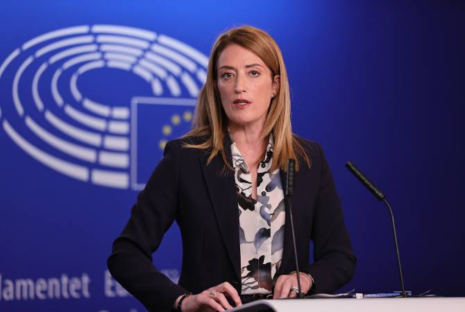 Roberta Metsola appelle à la nécessité d’un soutien budgétaire supplémentaire pour les dépacés du Haut-Karabagh