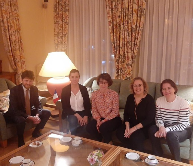 🇨🇵🏨🇦🇲 Formation, rééducation, aide médicale pour le traitement des grands brûlés : j&rsquo;ai échangé avec une mission des Hospices civils de Lyon venue soutenir les hôpitaux arméniens. Les Hospices civils sont engagés aux côtés de l&rsquo;Arménie depuis 2020.