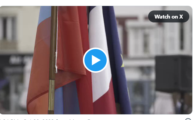 🇫🇷❤️💙🧡🇦🇲Un remerciement chaleureux à la Ville de Palaiseau  et au Maire Grégoire de Lasteyrie, d’avoir accueilli ces premières journées culturelles de l’Arménie.