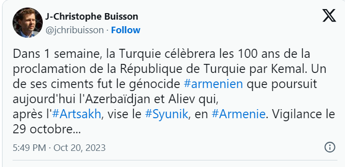 Dans 1 semaine, la Turquie célèbrera les 100 ans de la proclamation de la République de Turquie par Kemal.