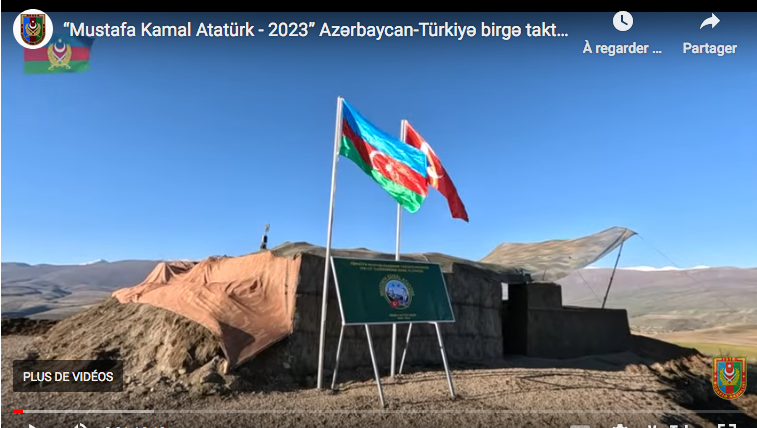 L&rsquo;Azerbaïdjan mène des exercices militaires avec la Turquie près de  l&rsquo;Arménie