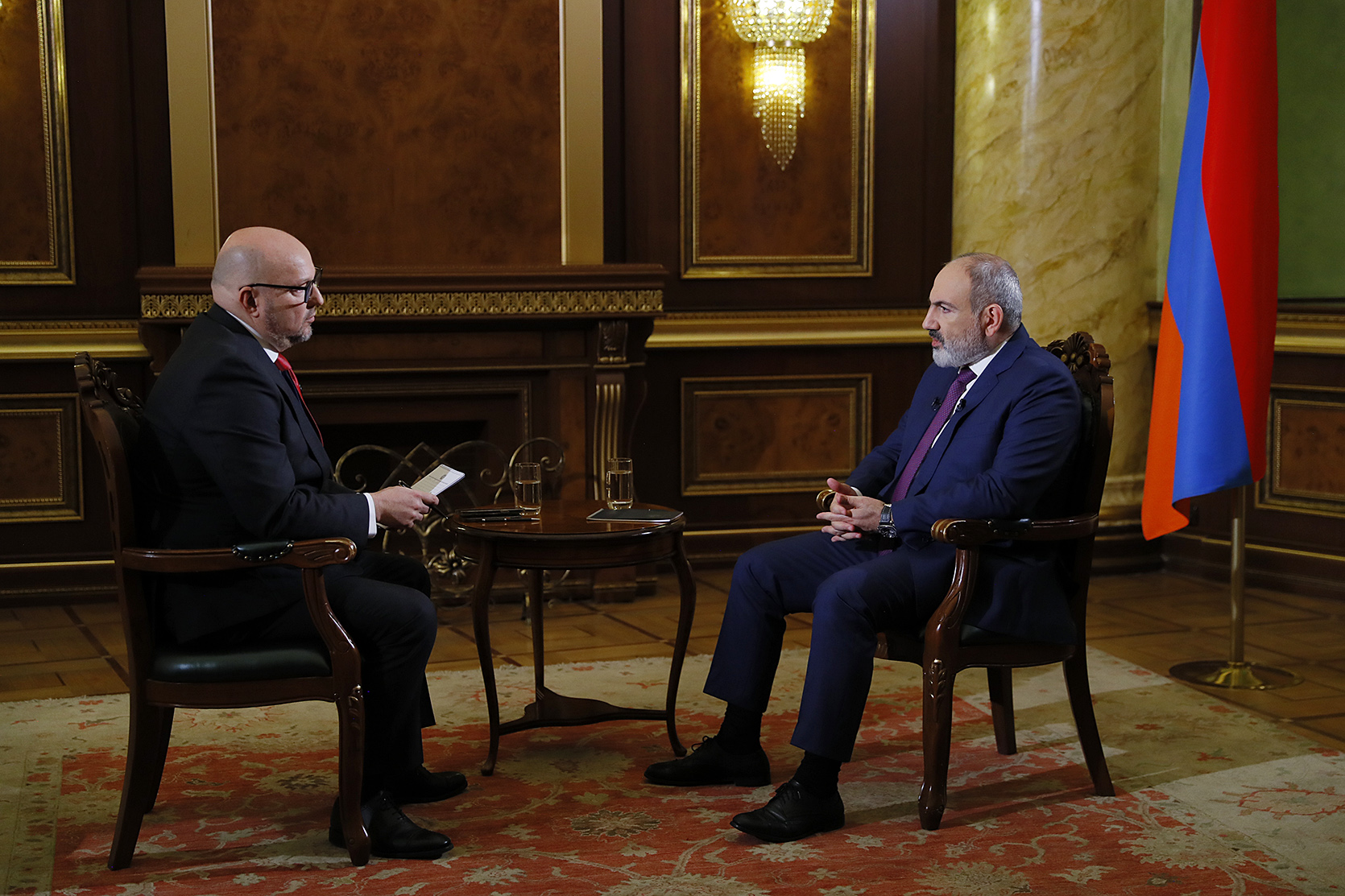 Interview  de Nikol Pashinyan :  Nous n&rsquo;avons pas vu d&rsquo;avantages à la présence de la base russe en Arménie