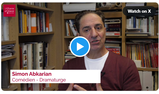 « La diaspora est un empire qui ignore sa force! »  Après la chute du #hautkarabakh, Simon Abkarian lance un appel aux #Armeniens et aux amis de l&rsquo;#Armenie.