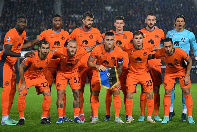 L&rsquo;Inter Milan a battu Atalanta (2-1) l’Arménien Henrikh Mkhitaryan auteur de la passe décisive