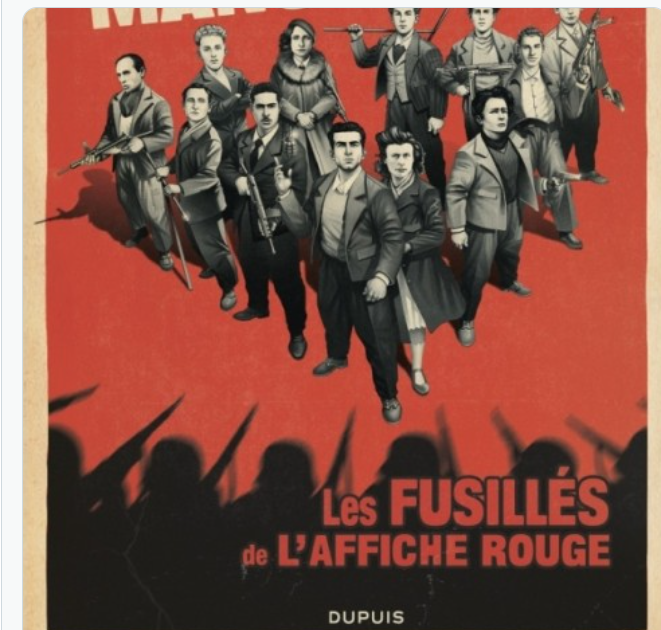 Jean-David Morvan scénariste, auteur de BD. MISSAK, MÉLINÉE ET LE GROUPE MANOUCHIAN à paraître le 16 février 2024 .Editions Dupuis.