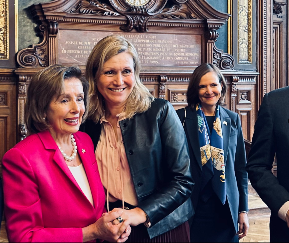 Avec Nancy Pelosi pour échanger sur les grands sujets