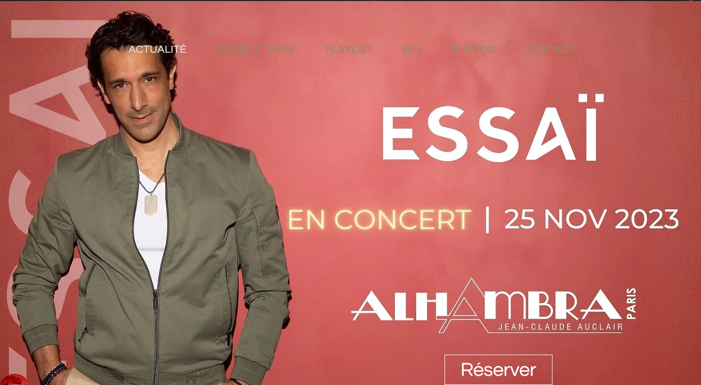ESSAÏ en concert à l’Alhambra le 25 novembre