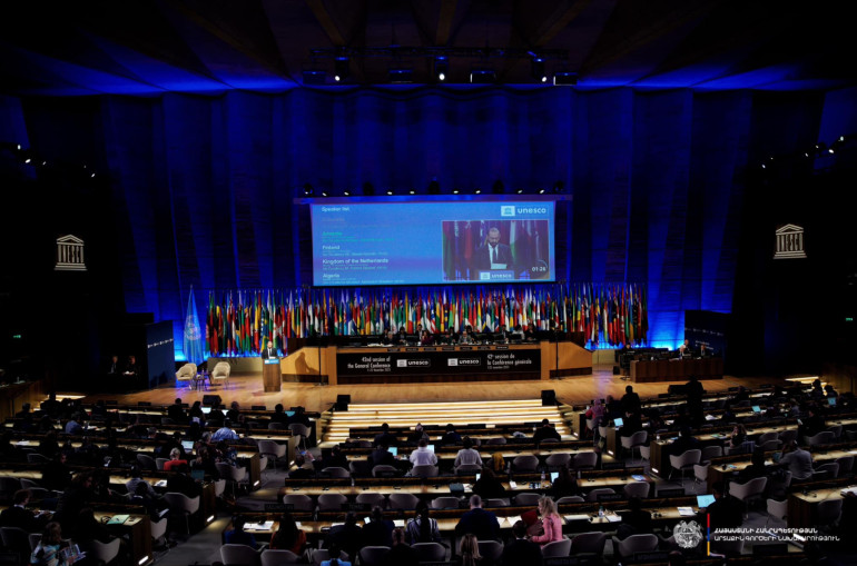 L&rsquo;Arménie a été élue vice-présidente de la session de l&rsquo;Assemblée générale de l&rsquo;UNESCO pour la deuxième fois consécutive