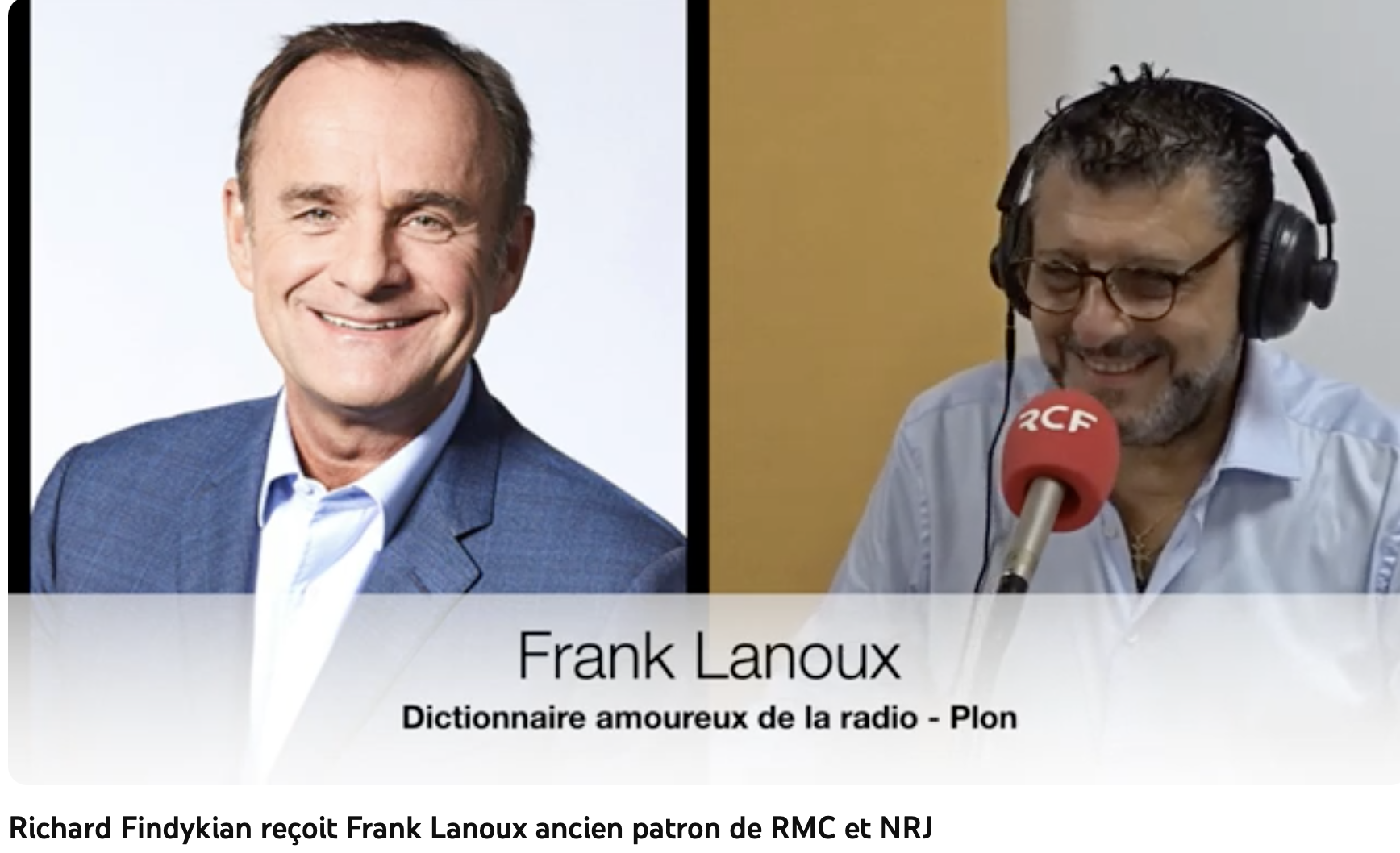 Richard Findykian reçoit Frank Lanoux