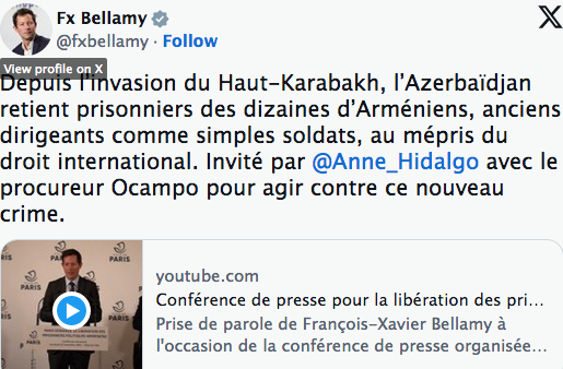 Depuis l’invasion du Haut-Karabakh, l’Azerbaïdjan retient prisonniers des dizaines d’Arméniens, anciens dirigeants comme simples soldats, au mépris du droit international.