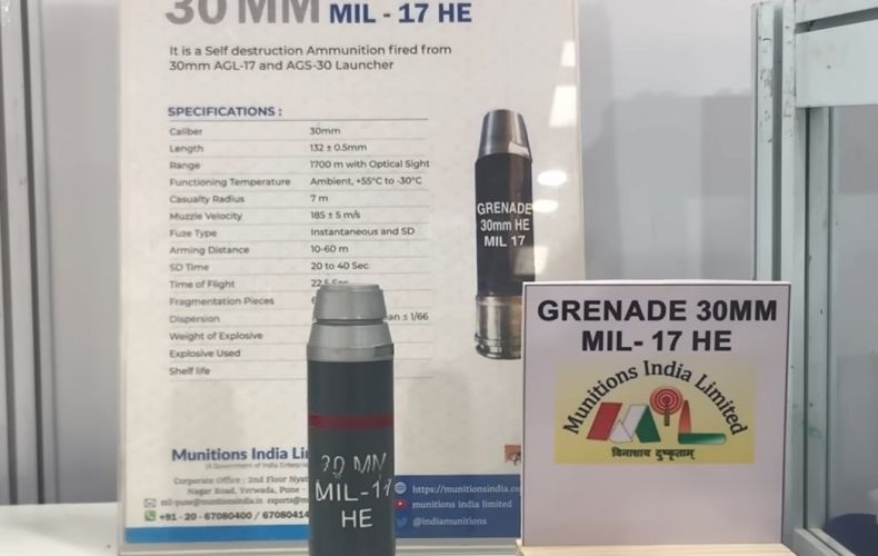 L&rsquo;Inde fournira 150 000 grenades à l&rsquo;Arménie