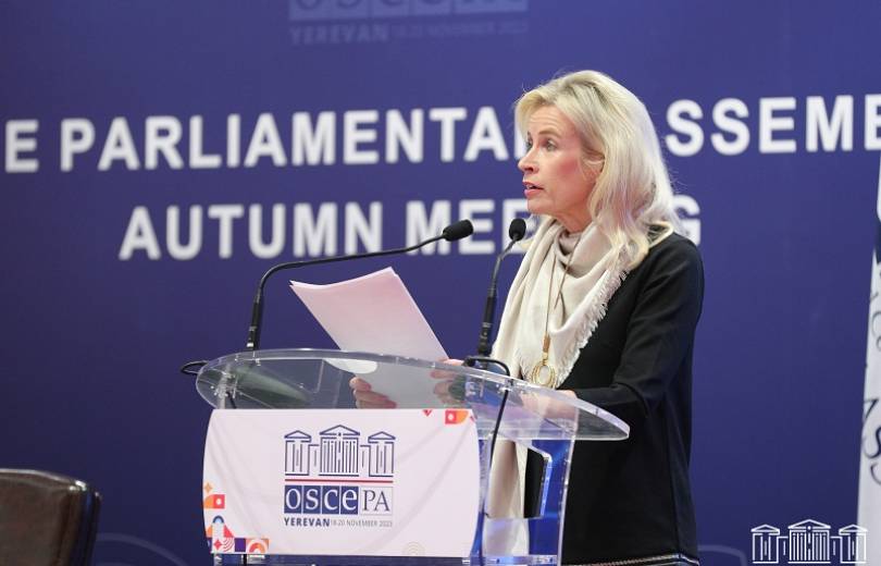 La présidente de l’AP de l’OSCE : Les citoyens arméniens méritent la paix, et il est temps de trouver de nouvelles voies pour parvenir à la paix
