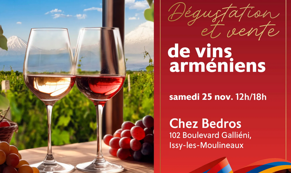 Dégustation de vins arméniens