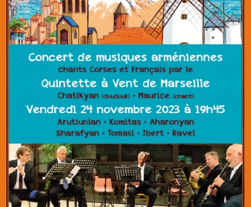 Musiques arméniennes – Quintette à vent de Marseille