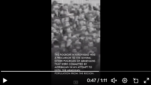 Il y a 35 ans les pogroms anti-arméniens de Kirovabad (Ganja)