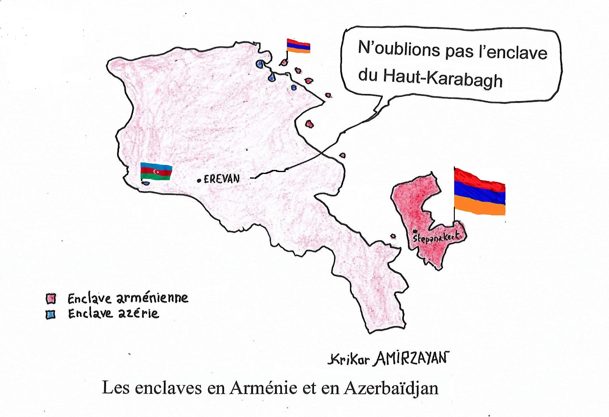 Nikol Pachinian confirme que la question d&rsquo;enclaves existe bien dans les discussions de paix entre l’Arménie et l’Azerbaïdjan