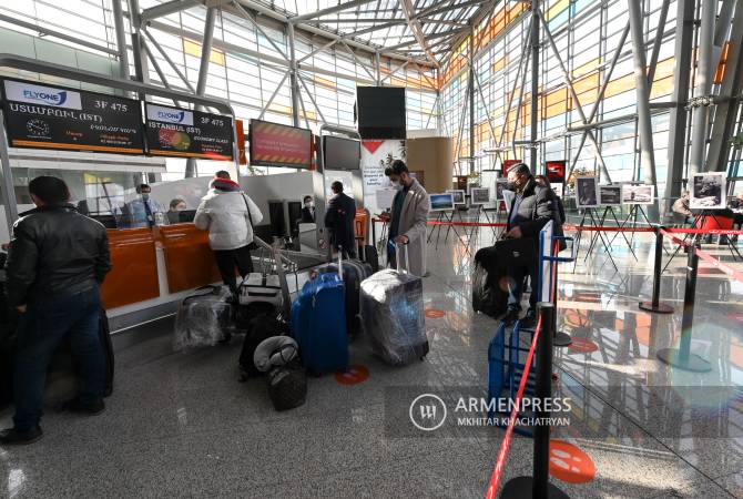L’Arménie atteindra un niveau record de trafic aérien de passagers d’ici la fin de l’année