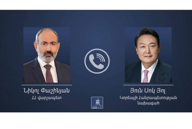Entretien téléphonique entre le Premier ministre arménien et le Président de la République de Corée