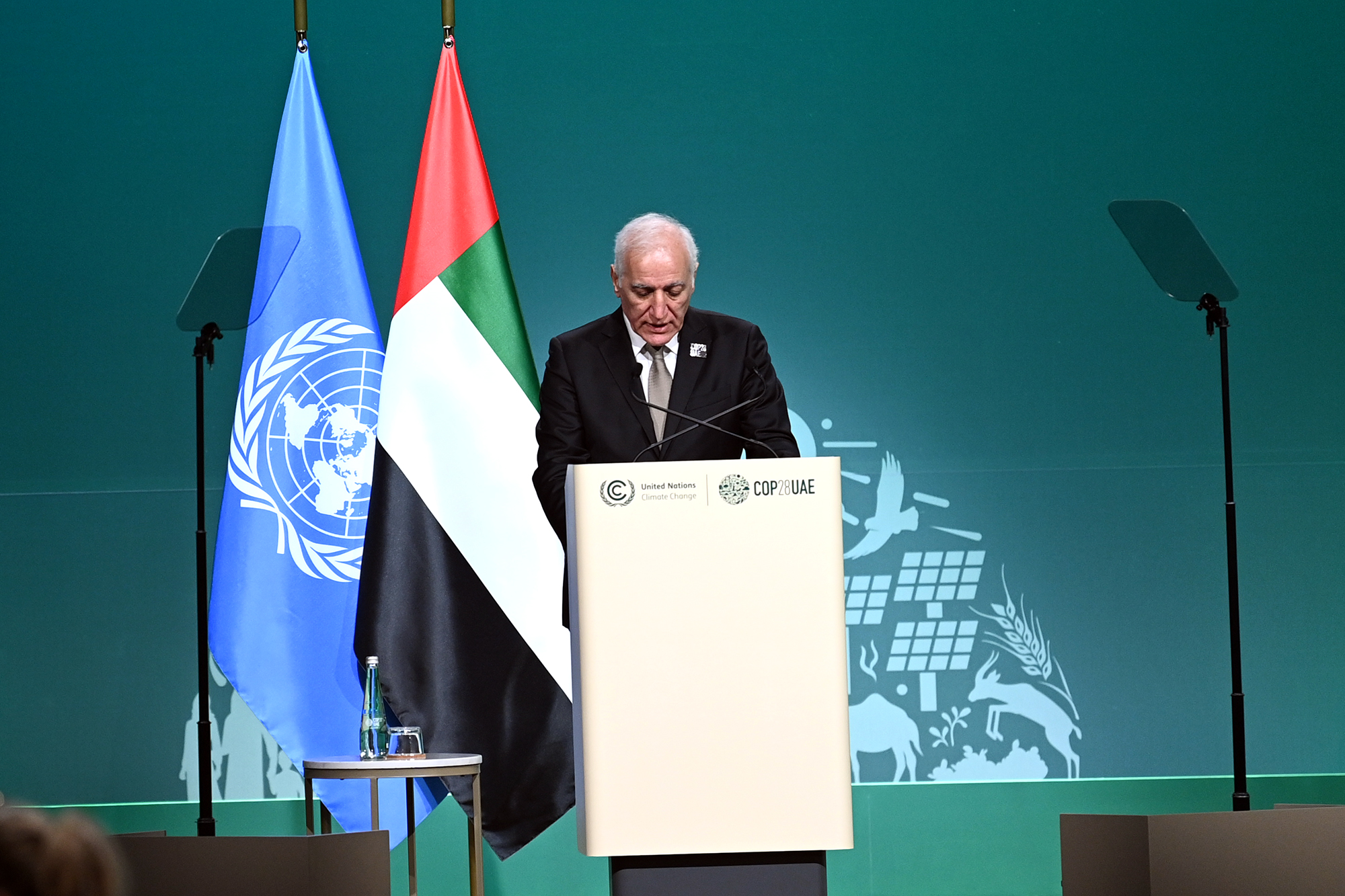 Le discours du président lors de la conférence de la convention-cadre sur les changements climatiques
