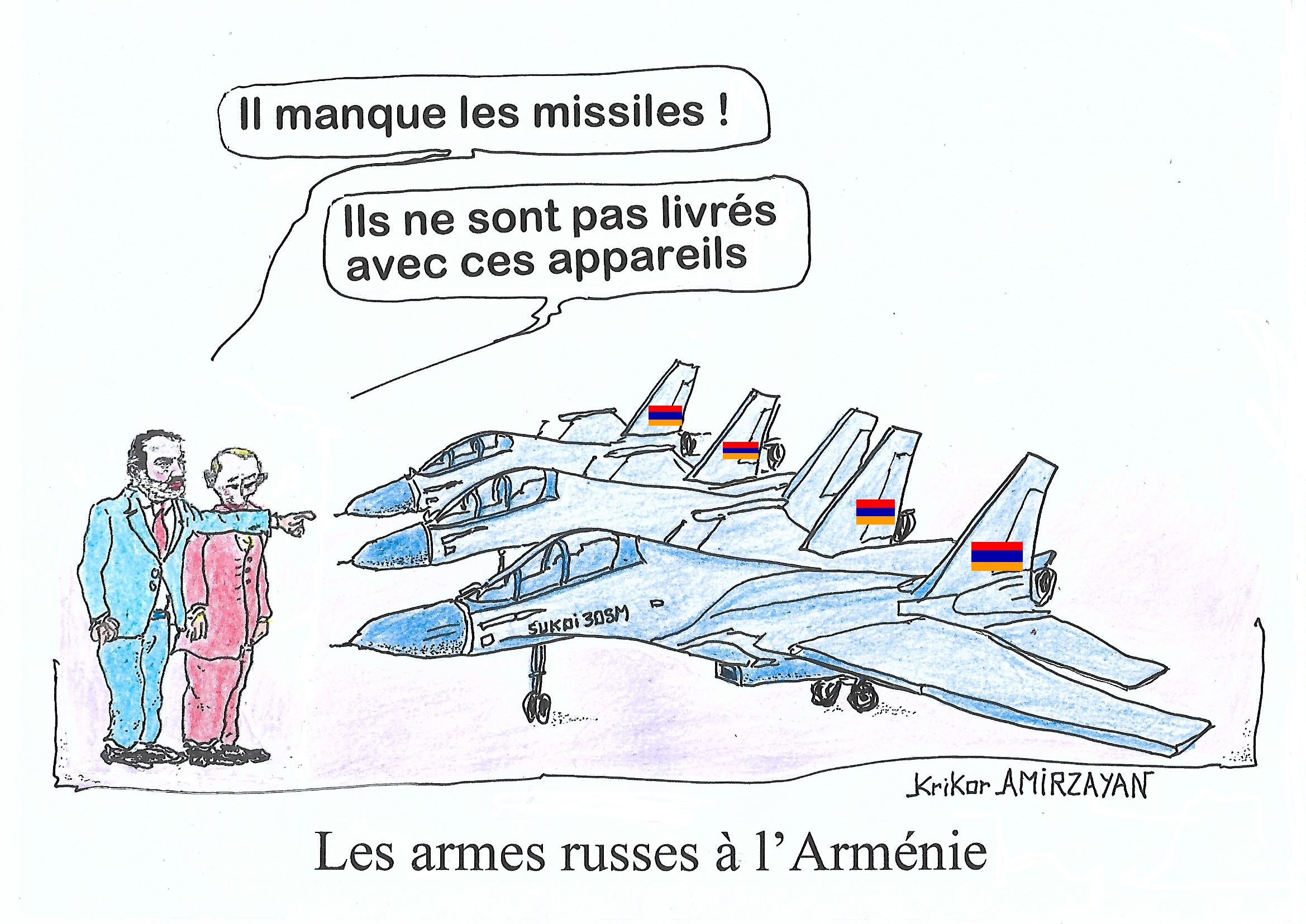 L’Arménie ne poursuivra pas la Russie pour non-fourniture d’armes, elle n’en arrivera pas jusqu’à ce point affirme le Vice-ministre arménien de la Défense