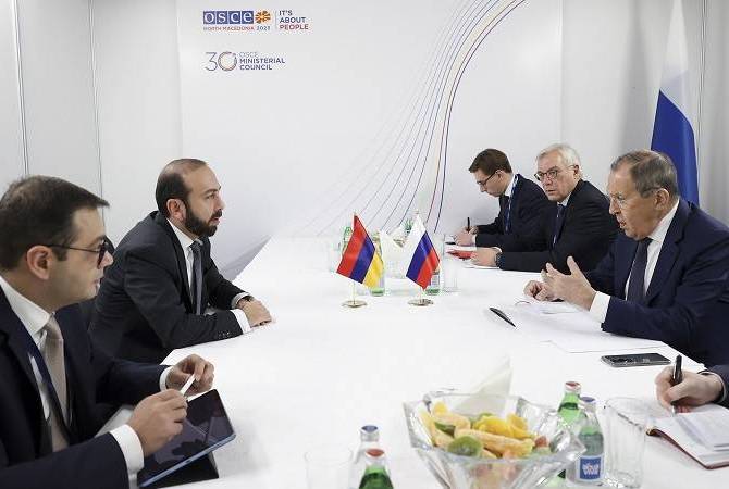 Lors de la réunion avec Lavrov, Ararat Mirzoyan a partagé les perceptions de l’Arménie sur les positions de la Russie sur les questions sensibles